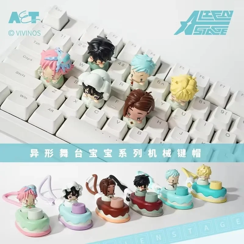 

Alien Stage Baby Series Mechanical Keycaps Blind Box Kawaii Mini Anime Models Toy for Boys And Girls Birthday Gift Toy & Hobbies