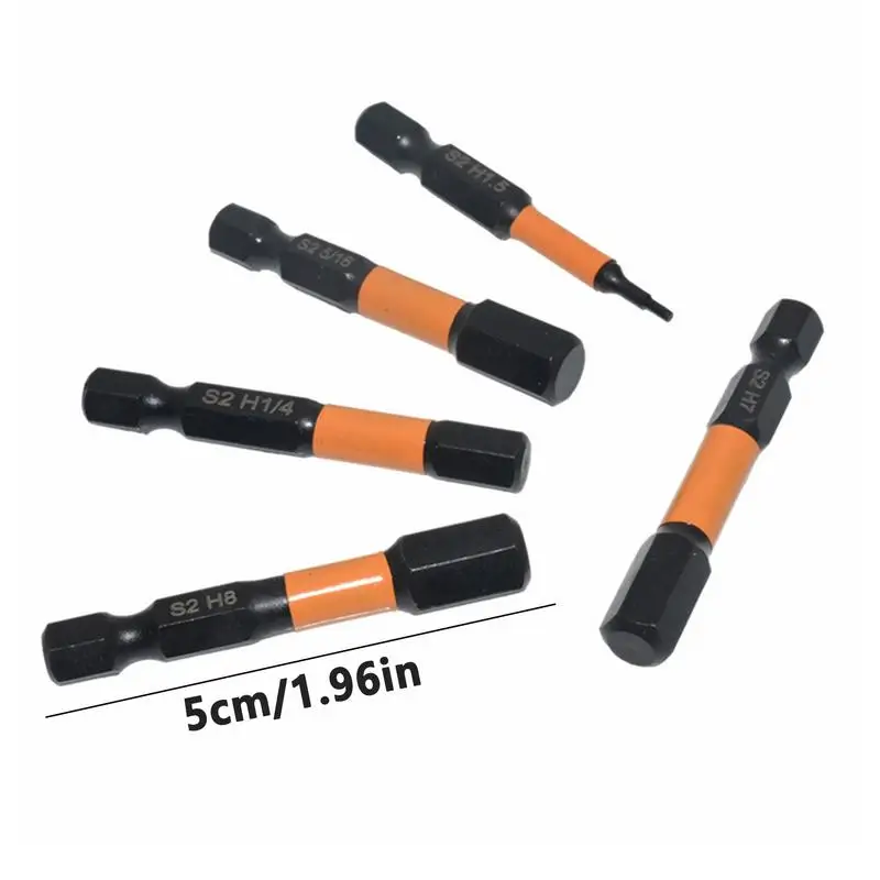 Imagem -06 - Hex Allen Wrench Screwdriver Grupo Brocas Bit Holder Tool Sets Quick Change Bit Holder Hex Head 20 Pcs