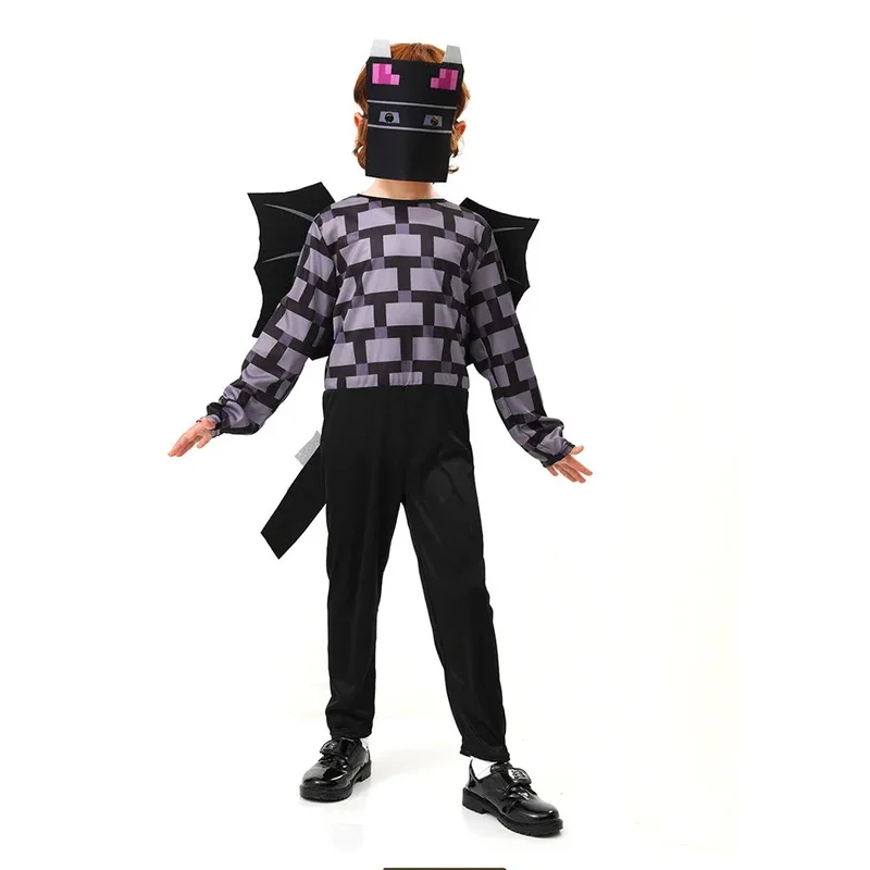 2024 New Cool 3D Jumpsuit Halloween Costumes Carnival Masquerade Party Stage Performance Bodysuit Children Fancy Outfit