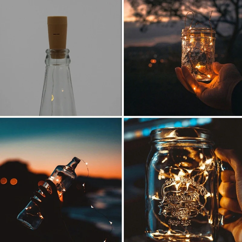 Lucine a stringa solare Ghirlanda esterna impermeabile Lampada a energia solare Natale per la decorazione del giardino