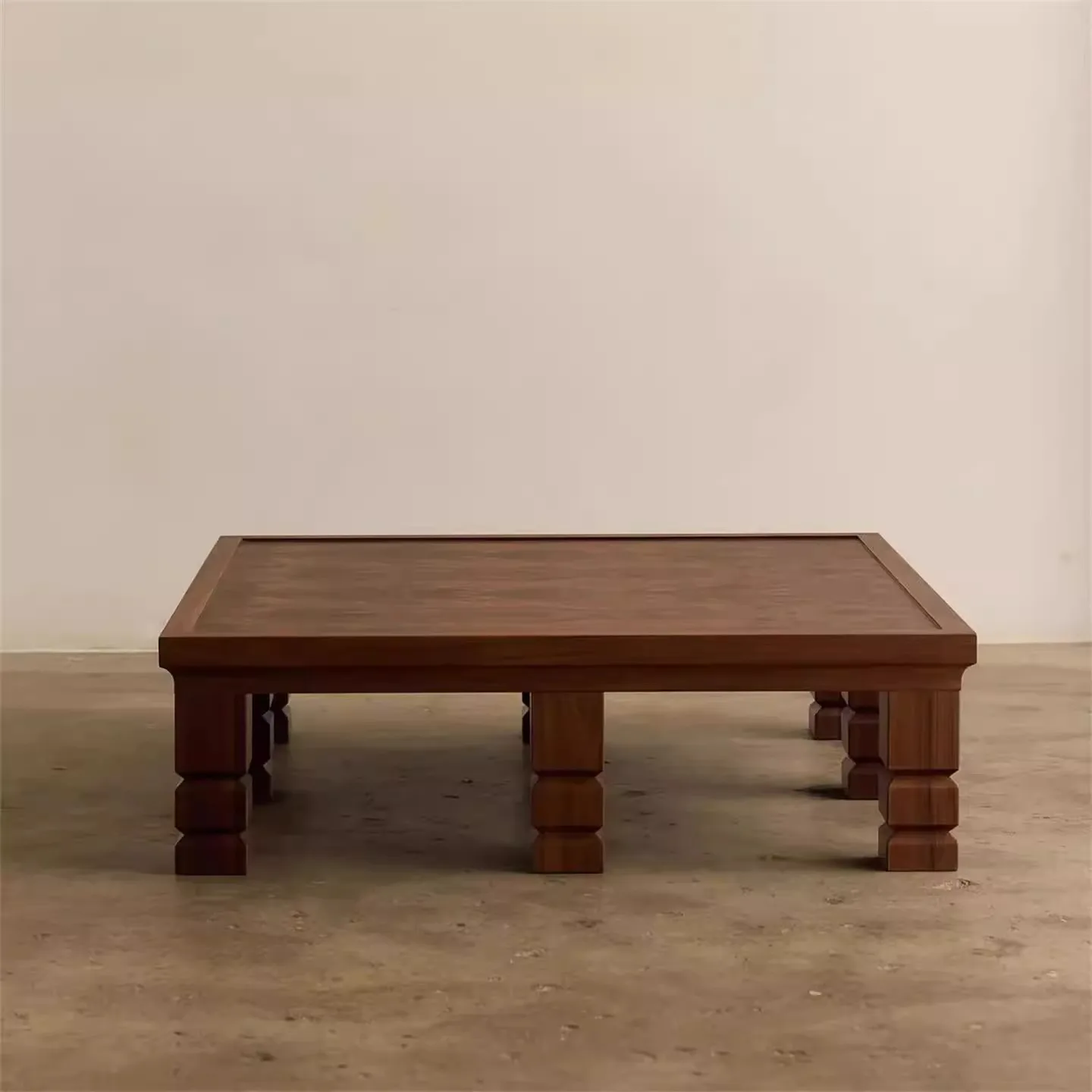

✘x Italian Designer Retro Light Luxury Wabi-Sabi Style Solid Wood Tree Bark Coffee Table Small Side Table Set for Living Room&