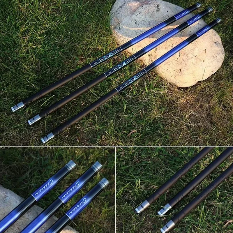 

Сверхлегкое телескопическое удилище из карбона 8М/9М/10М/11М/12М/13М для ловли карпа на реке, озере, ручье