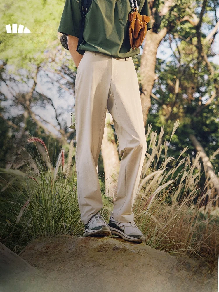 

Мужские повседневные брюки свободного кроя с высокой эластичностью, быстросохнущие, для активного отдыха, туризма, новые, с охлаждающим эффектом, с защитой от солнца