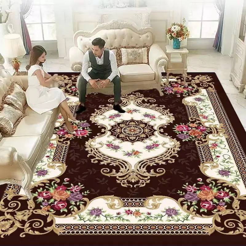 European Carpet In The Living Room Turkey Tapis Sofa Coffee Table