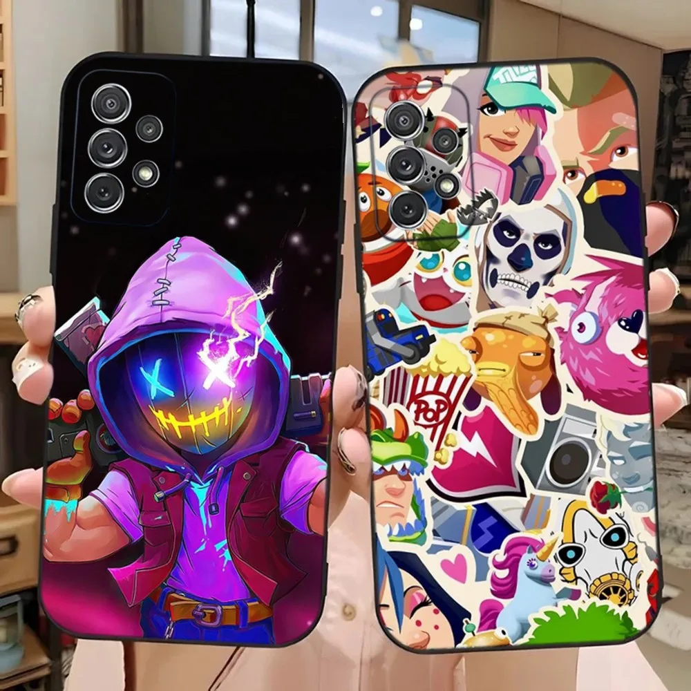 

Game Battle-R-Royales-F-FortniteS Phone Case For Samsung Galaxy A13,A21s,A22,A31,A32,A52,A53,A71,A80,A91 Soft Black Phone Cover