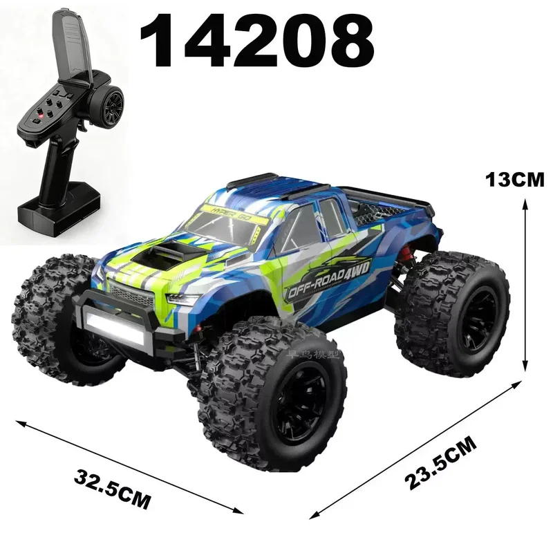 Mjx 14208 Brushless 4Wd Rc Monster Truck 1 14 Scale High Speed Off Road Professional Remote Control Car For Adult