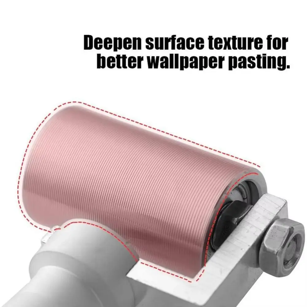 Stainless Steel Flat Pressure Roller Flat Seam Aluminum Alloy Handle Wallpaper Seam Roller Paint Plate Seam Rolling Tool