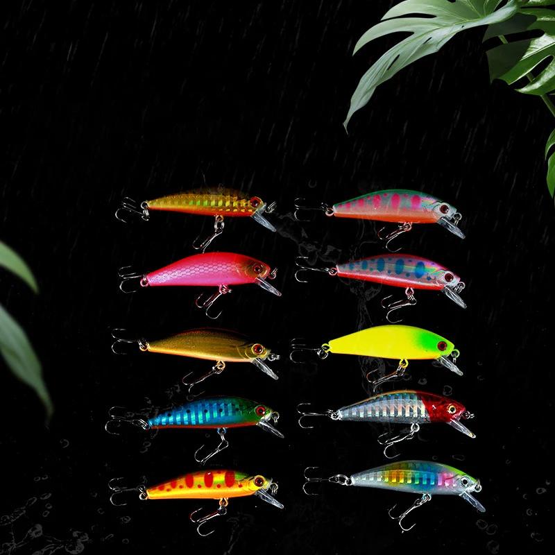 Sasuke Minnow Fishing Lures Floating Lipless Wobblers Artificial Hard Bait for Bass Pike Fishing Lure