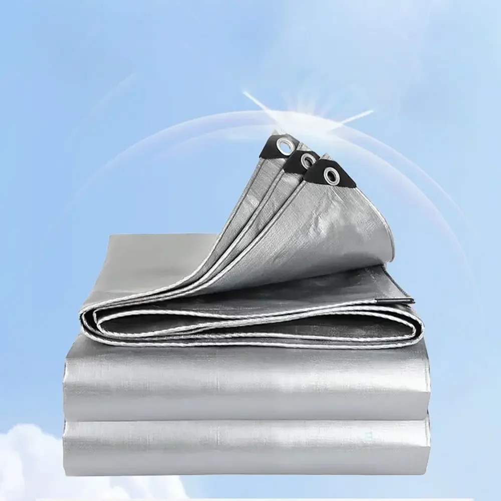 PE Tarpaulin Rainproof Cloth Outdoor Awning Garden Plant Shed Boat Car Truck Canopys Waterproof Shading Sail Pet Dog House Cover