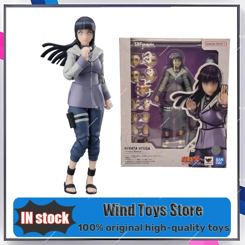

Original Bandai Naruto S.H.Figuarts SHF Hinata Hyuga Virtuous Byakugan Anime Figure Action Model Collection Toys Gifts