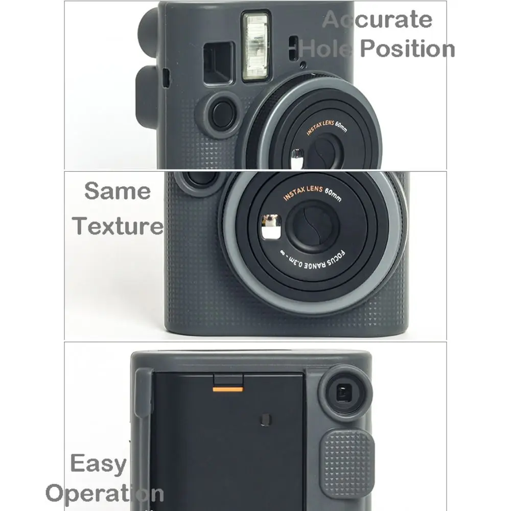 ل Fujifilm Instax Mini 41 سيليكون حافظة كاميرا فورية لينة شل المناسب غطاء سيليكون الكاميرا الملحقات بلون لينة