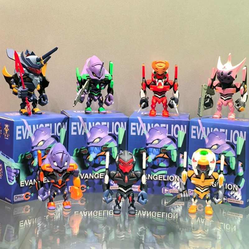 

Qmsv-C Neon Genesis Evangelion Blind Box Q Version Pvc Figure 7design + 2 Hidden Edition Trendy Collect Desktop Decor Toys Gifts