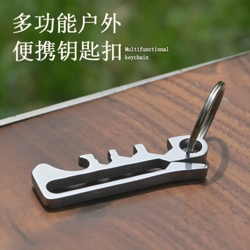 

Outdoor equipment EDC tools, rattlesnake clip, keychain, wallet, banknote clip, hiking buckle, quick hanging equipment accessori