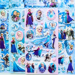 New Frozen Stickers For Kids Girl Elsa Princess Disney Sticker 3d Bubble Elsa Sticker Cartoon Sticker For Kids Gift