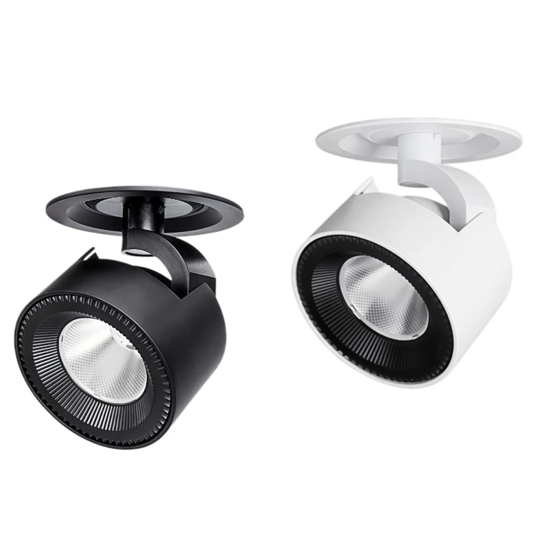 

Decorative led ceiling lamp Rotatable Adjustable lights for room Restaurant Clothing Store AC85-260V 12W 24W 30W COB downlights