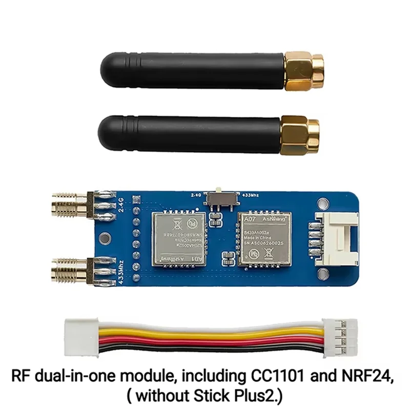 

Плата A99E-RF для M5stack Stickcplus CC1101 433 МГц, двухчастотная, 433 МГц + 2,4 ГГц, установка прошивки Брюса