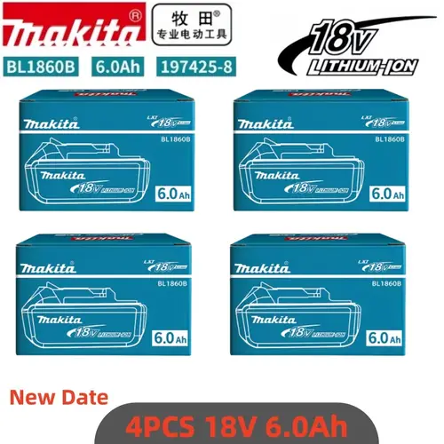 100% Original Makita Battery, 18V 6.0Ah Rechargeable Battery, Replacing Makita BL1830B L1840B L1850B L1860B, Power Tool Battery - Image 18