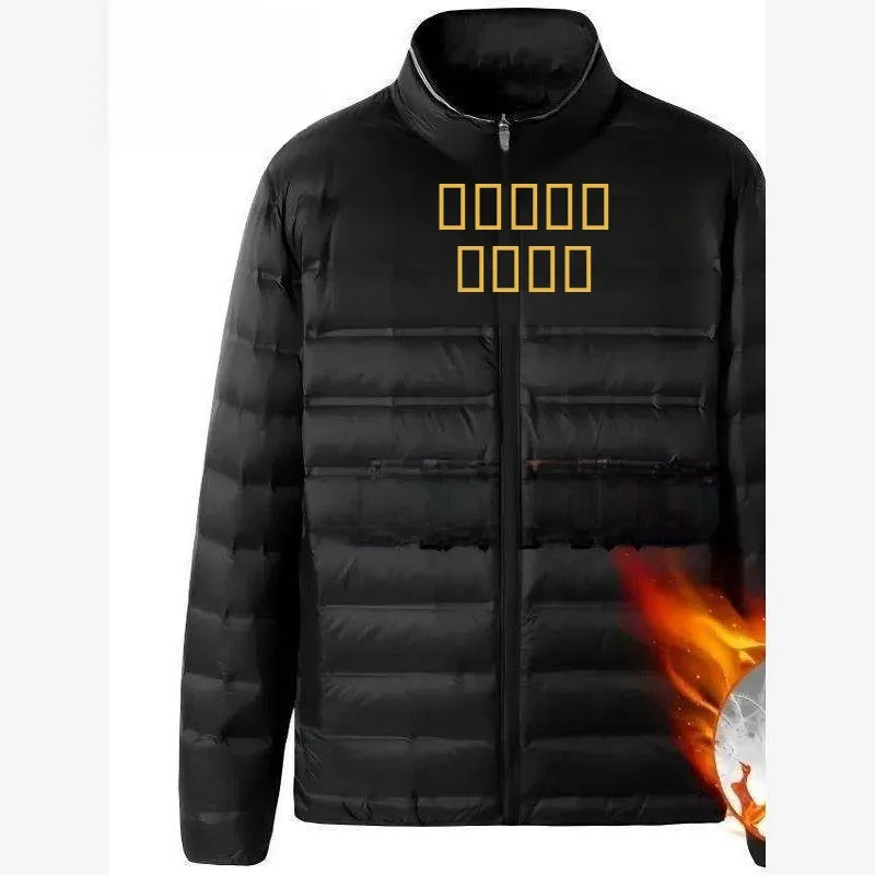 

Легкая утепленная хлопковая куртка мужская с воротником-стойкой, в стиле «папа», модная городская теплая утолщенная для осени и зимы