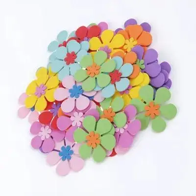 

120Pcs Creative DIY Foam Flower Decor Craft Kit for Scrapbooking Cards Home Decor Wedding Party Embellishments