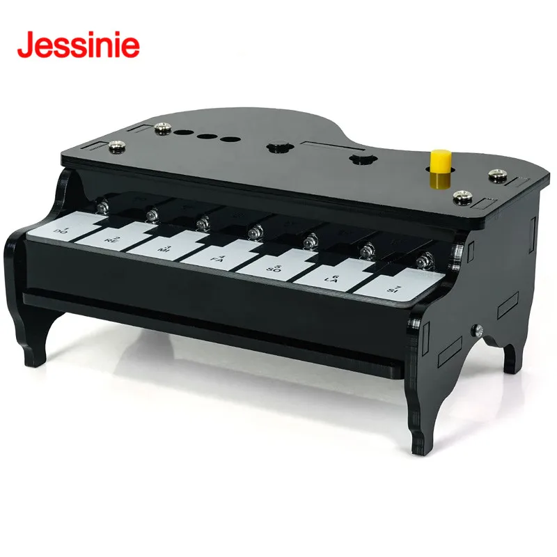 Electronic Piano DIY Kit Microcontroller Circuit Board Soldering Practice 7 Keys music programmable electronic production