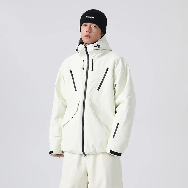 

Новый женский сноубордический/лыжный костюм Searipe 2026 с хлопковой подкладкой, мужской свободный зимний водонепроницаемый профессиональный лыжный костюм 3L