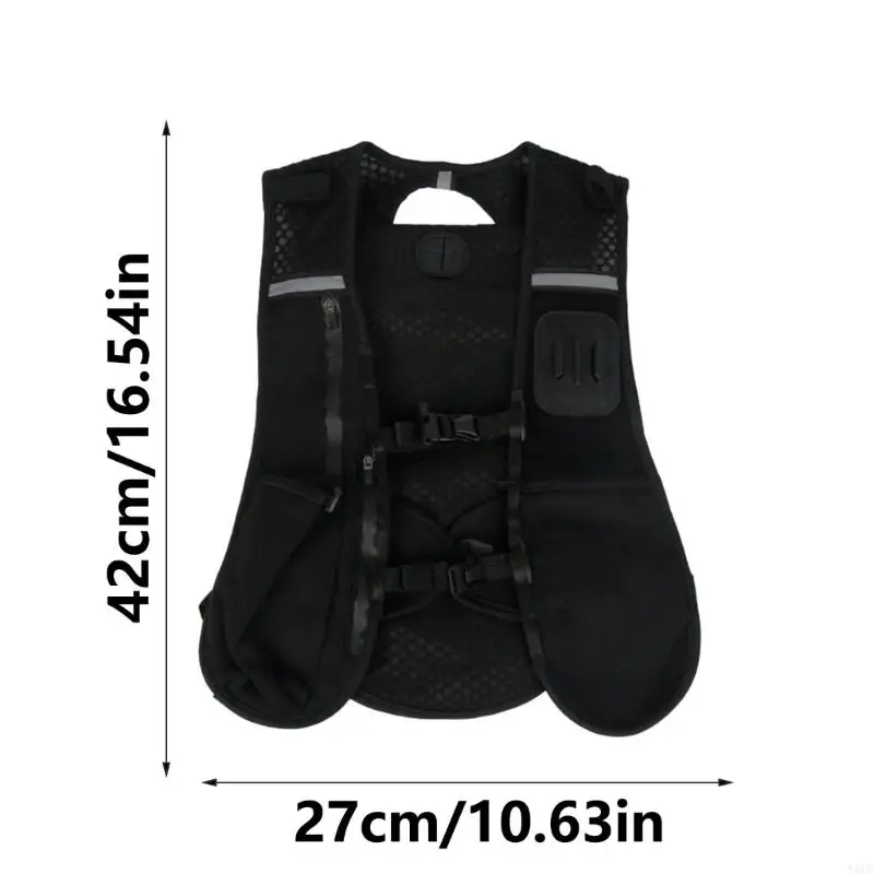 Action Camera Chest Mount Straps Backpack Shoulder Straps Mount Adjustable Running Vest Mount Adapter For Hiking Cycling