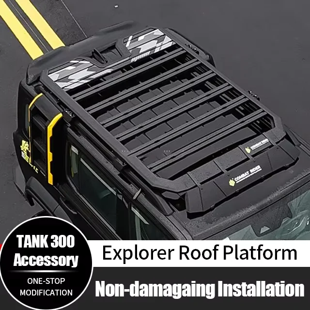 

Hot Selling Aluminum Explorer Roof Racks Luggage Cargo Carrier Platform Rack for GWM Tank 300 Car Accessories