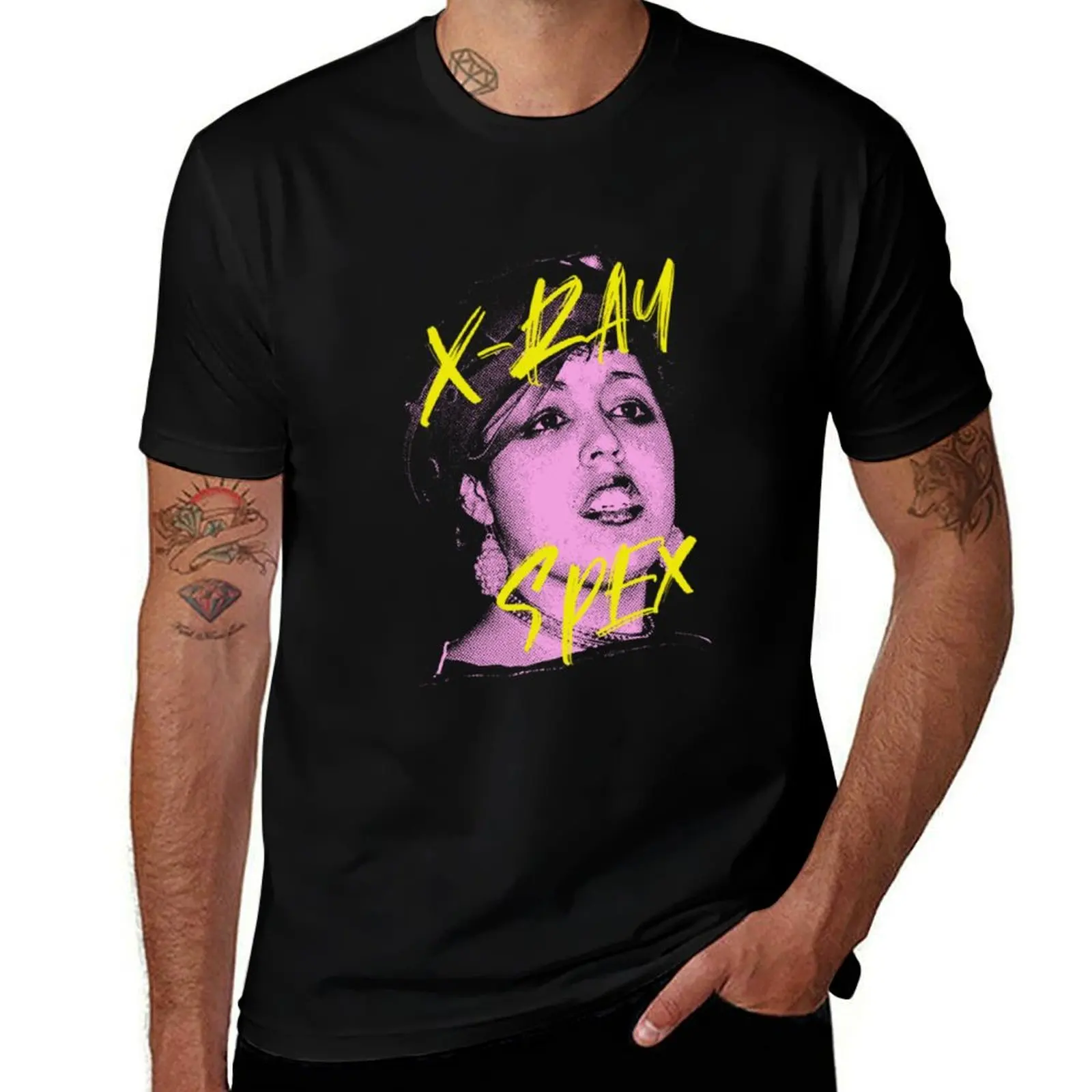 Poly Styrene T-Shirt Stylish Graphic Short Sleeve Top T-Shirt