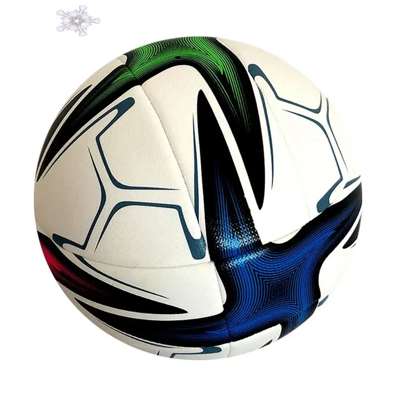 ลูกฟุตบอล PU ลูกฟุตบอลไม่มีรอยต่อ Anti-Wear Non-SLIP ฟุตบอลสําหรับเยาวชนในร่มกลางแจ้งทีมการฝึกอบรม 1 PCS