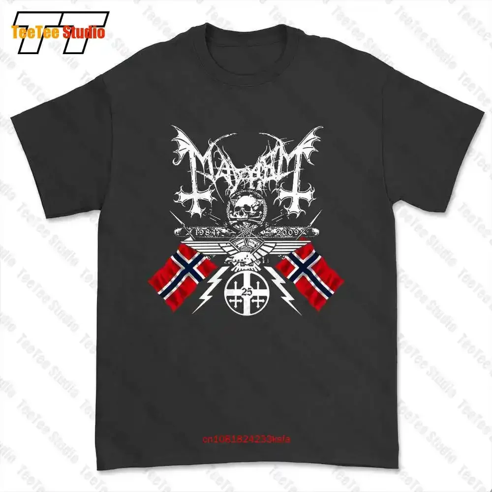 Mayhem - 25 Years Coat Of Arms Metal Norway T-shirt Tee BQ52