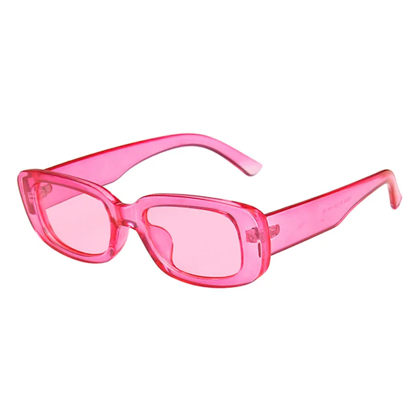 OEC CPO Kleine Vierkante Zonnebril Vrouwen Plastic Frame Oranje Gradiënt Zonnebril Vrouwelijke Trendy Merk Designer Brillen UV400