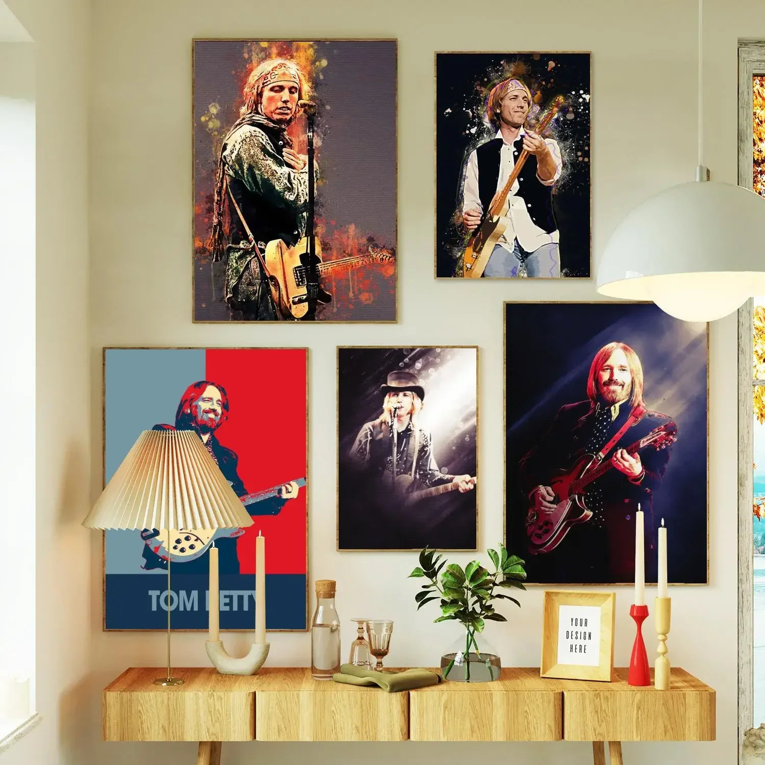 Tom Petty Band Poster Prints Wall Art Canvas Painting Poster For Modern Family Living Room Home Decor