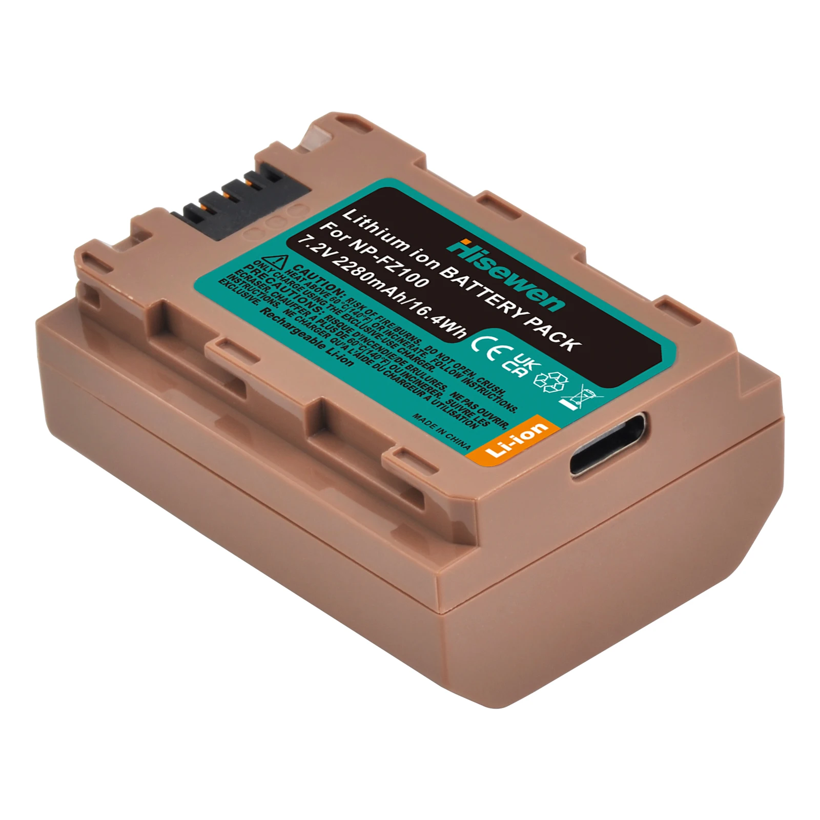 NP-FZ100 NPFZ100 NP FZ100 Battery With Type-C input for Sony A7 III  Alpha A7R III A7R IV A9 A6600   A7R5 A7S3 A7R3 FZ100 USB-C