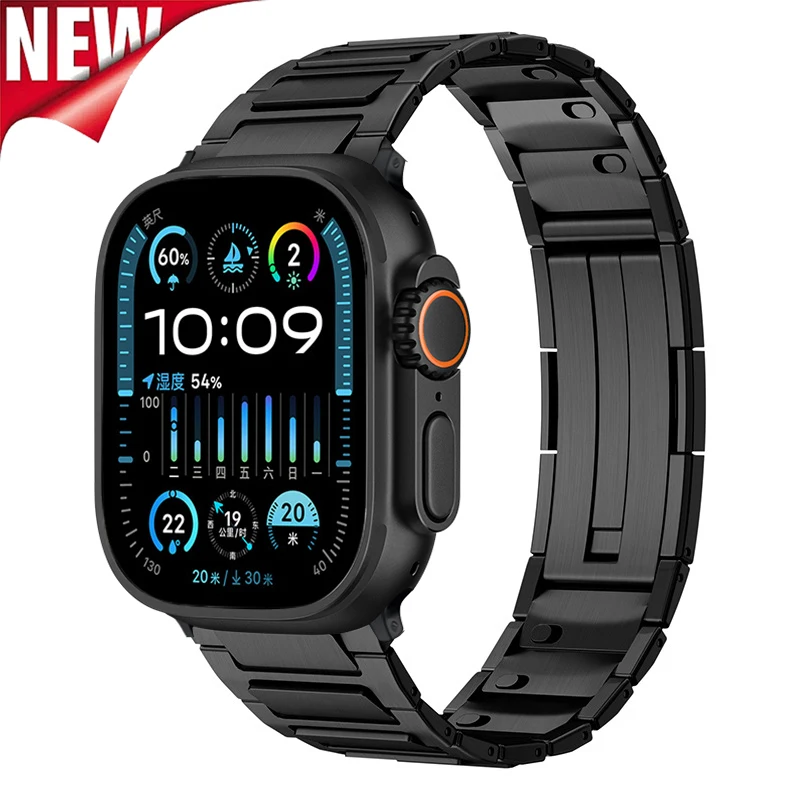 

Metal Band for Apple Watch Ultra 3/2 49mm Series 11 10 46mm 9 8 7 45mm Stainless Steel Strap Iwatch 6 SE 5 4 44mm 42mm Bracelet