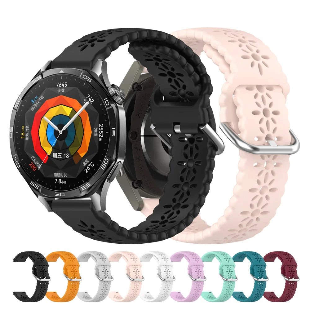22/20mm Siliconen Horlogeband Voor HUAWEI HORLOGE GT 5 4 46mm Band GT3 2 46mm 42mm Armband HONOR Magic Horloge 4 GS3 Polsband Correa