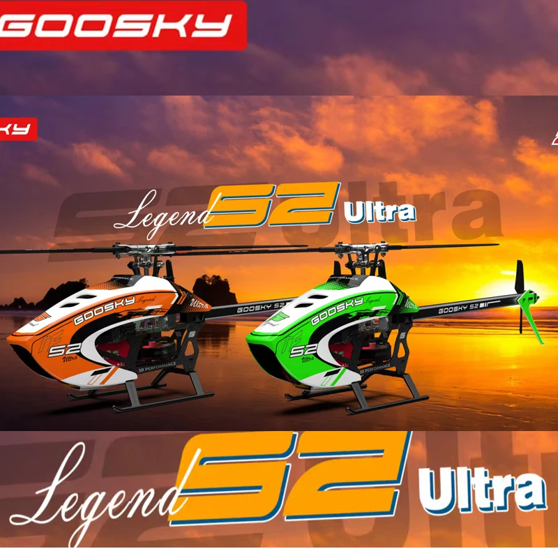 

2025 NEW In Stock GOOSKY S2 Ultra LEGEND The Ultimate Experience 6CH 3D Helicopter