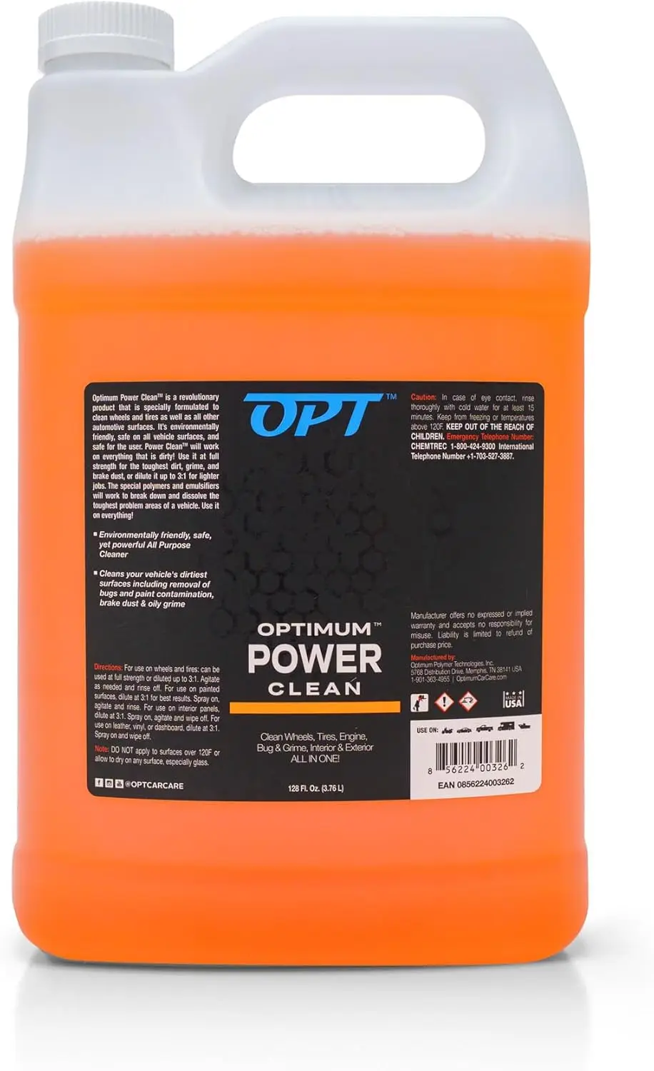 

All-Purpose Car Cleaner Concentrate: Bug & Tar Remover, Safe for Exterior/Interior, Boats, Motorcycles, RVs (1 Gallon)