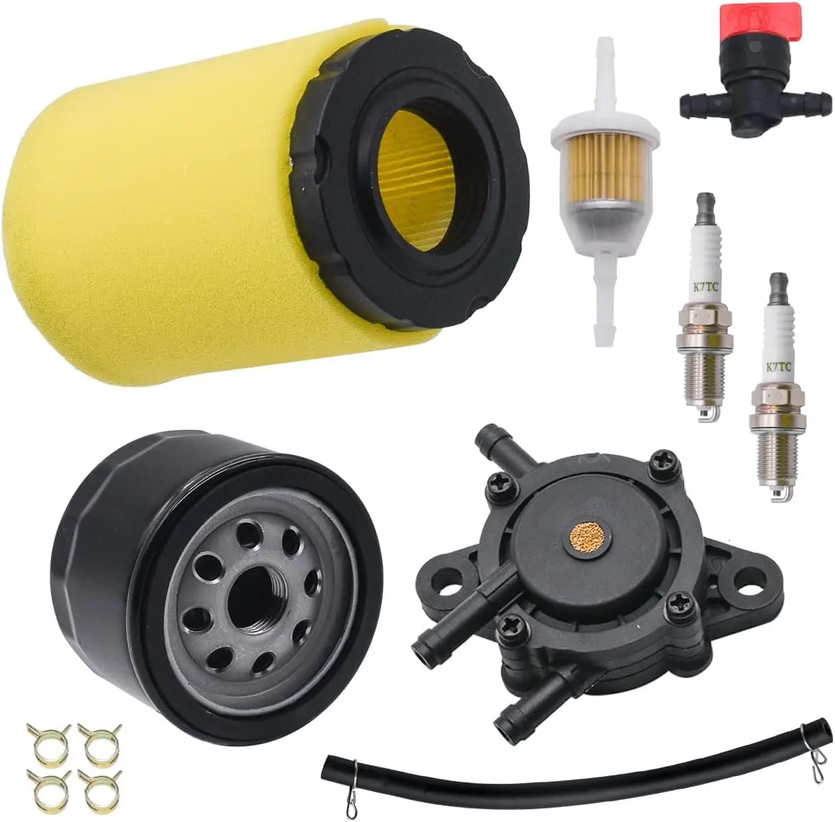 Z355E Air Filter Oil Filter Fit for John Deere Z345M Z355R Z345R Z225 Z235 Z345 E120 LT150 46