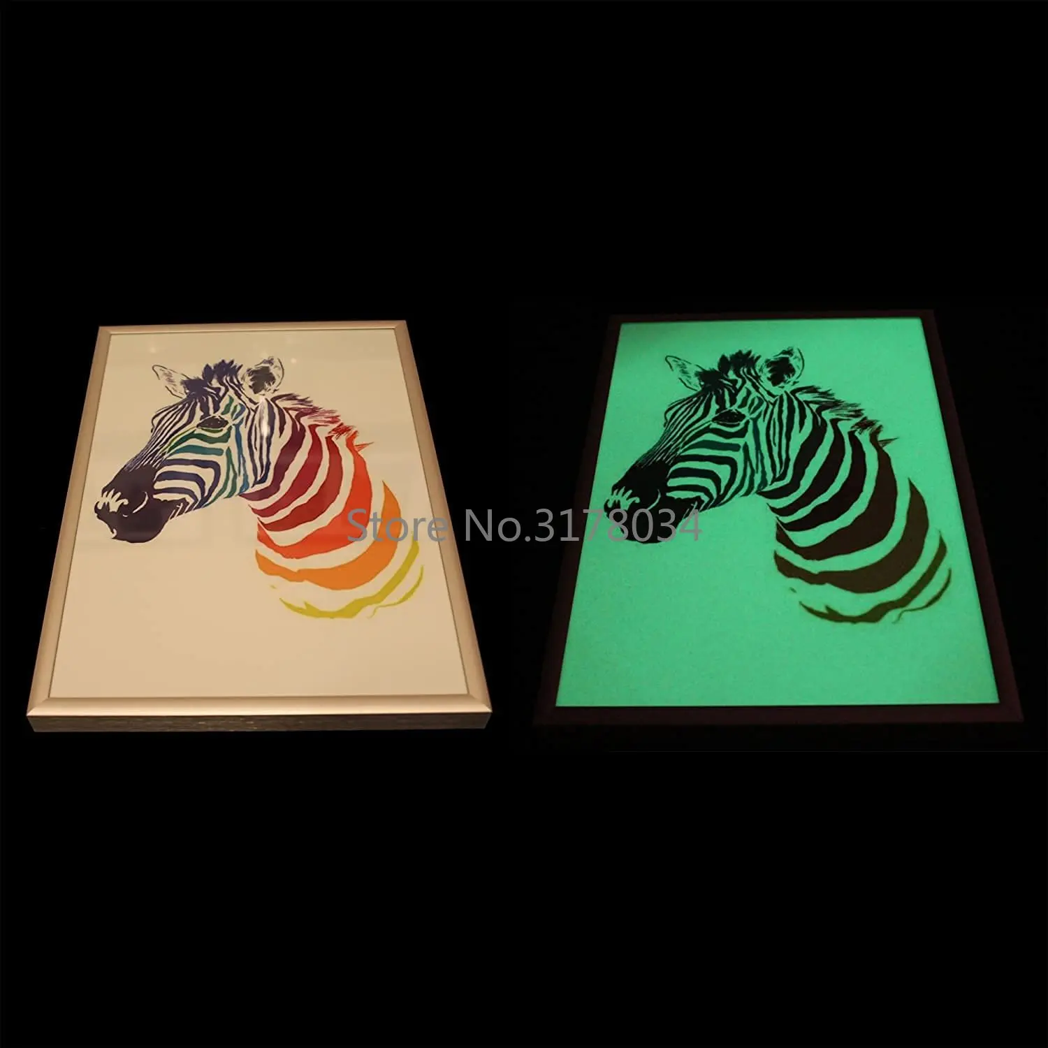 Luminous Printing Paper Photoluminescent Inkjet Printing Paper Vnyl for Pictures Halloween Party 297x210mm