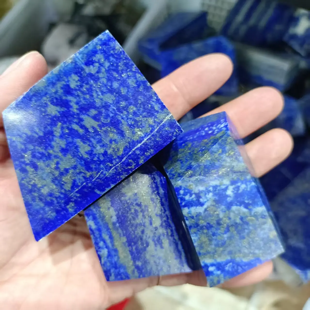 Naturally Formed! Blue, Lapis Lazuli, Blue Quartz Crystals, Polished Ores, Minerals, Reiki