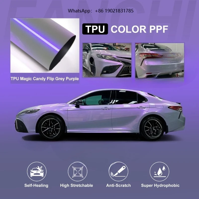 FANCHI Self Healing & Anti Scratch TPU PPF Paint Protection Film 7.5mil Color Custom Candy Paint Car Wrap Vinyl Full Body