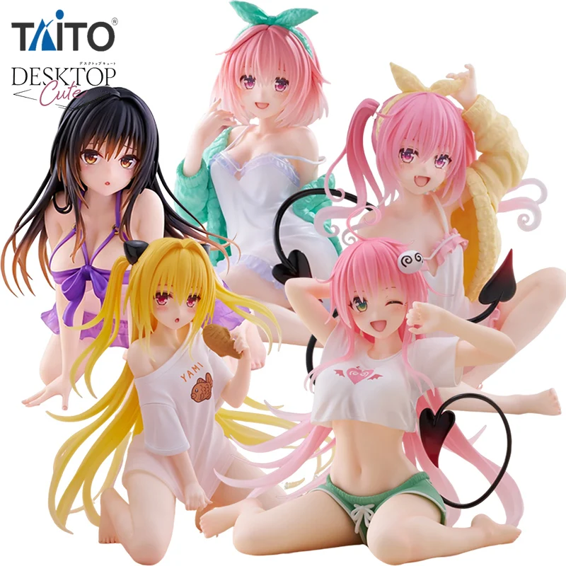 

TAiTO Desktop Cute To Love-Ru Darkness Nana Astar Deviluke Kotegawa Yui Golden Darkness Momo Lala ~Room Wear Ver.~ Anime Toy