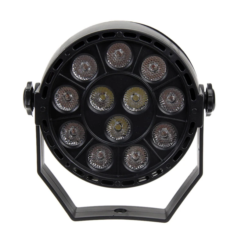 12 RGB LED الاتحاد الأوروبي/الولايات المتحدة التوصيل المرحلة ستروب ضوء 8CH الإضاءة ليزر العارض نادي الحفلات