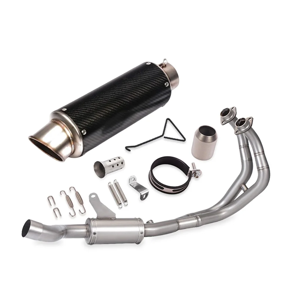 Auspuffsysteme 2021-2025 für Yamaha YZF-R7 Auspuffkrümmer Verbindungsrohr Slip-On Schalldämpferrohr 51mm Auspuffrohre – Detail 2