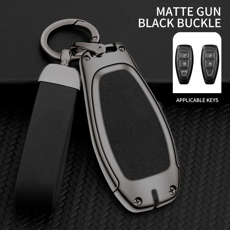 Car Key Case Cover for Ford ST Line Focus 3 Mondeo MK4 Ecosport Puma Edge Escape Grand C Max Fiesta Car Accessories