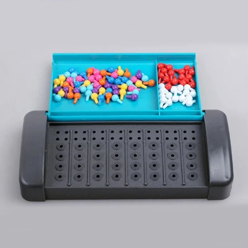 Funny Mini Code Breaking Challenge Toys Traveling Family Party Board Game Two Players Color Matching Puzzle Toys for Kids Adult