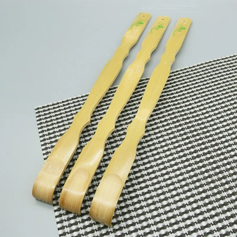 Durable Bamboo Massager Back Scratcher Wooden Body Roller Stick Backscratcher Wooden Scratching Backscratcher Massager