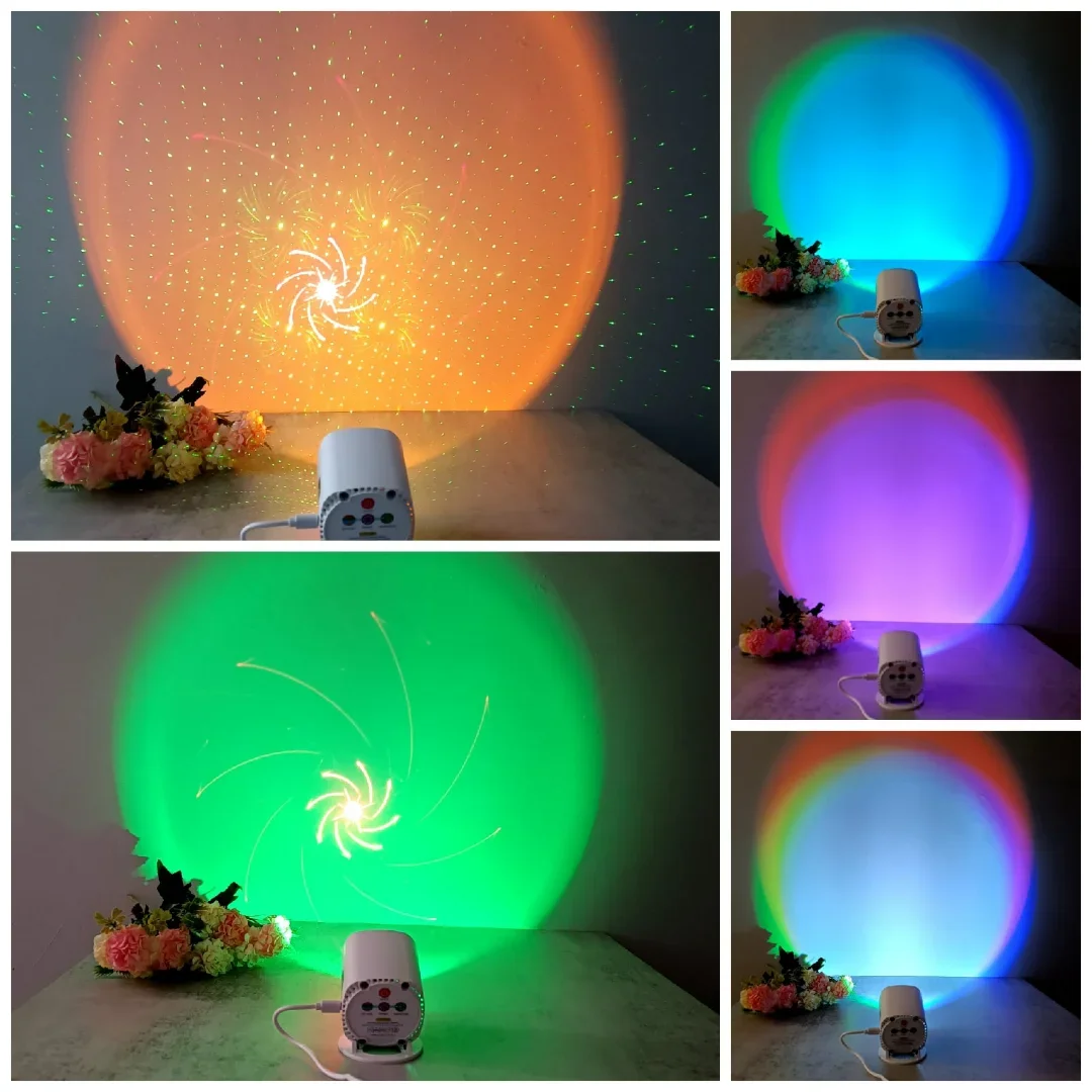 

M64 RG DJ Disco Light Party 64 Patterns Laser Projector Christmas Decoration RGB LED Family Bar Dance Room Stage Effect decorate