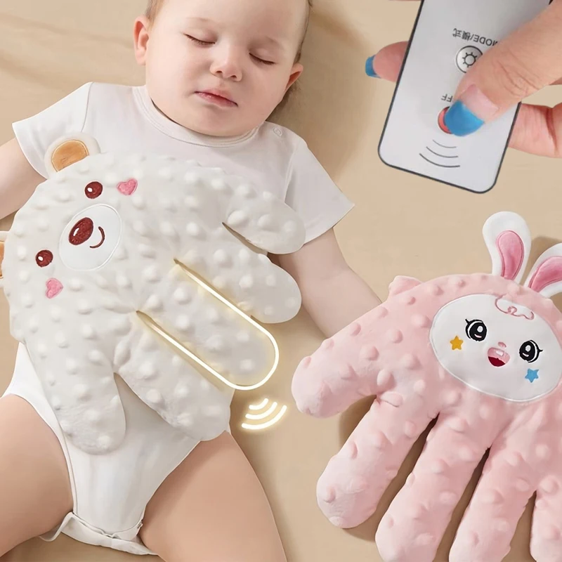 Baby Soothing Palm Patting Sleep God Device Prevent February Noise Sleep Automatic Patting Prevent Shocking Sleep Doll Pillow