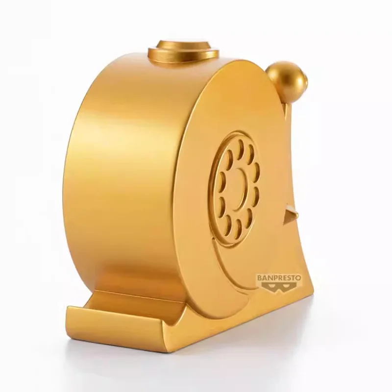 Bandai Original One Piece อะนิเมะ SOFVIMATES Gold Den Den Mushi Action Figure ของเล่นสําหรับของขวัญเด็กสะสม